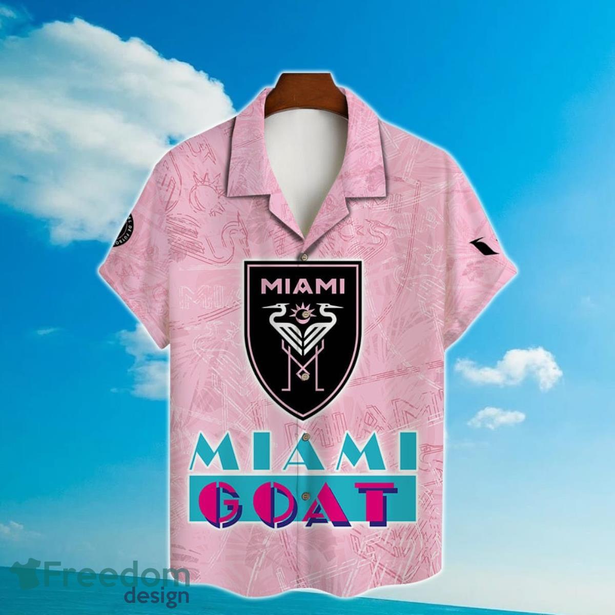 Messi Goat Inter Miami Pattern Hawaiian Shirt For Real Fans Product Photo 2