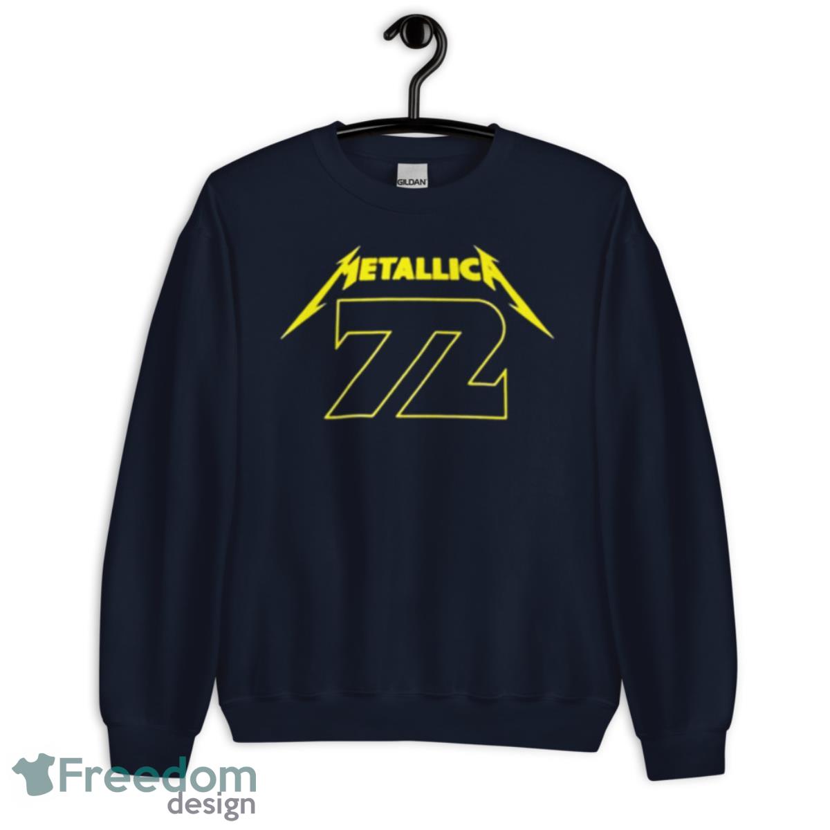 Metallica 72 Ringer 2023 T Shirt - Unisex Crewneck Sweatshirt-1