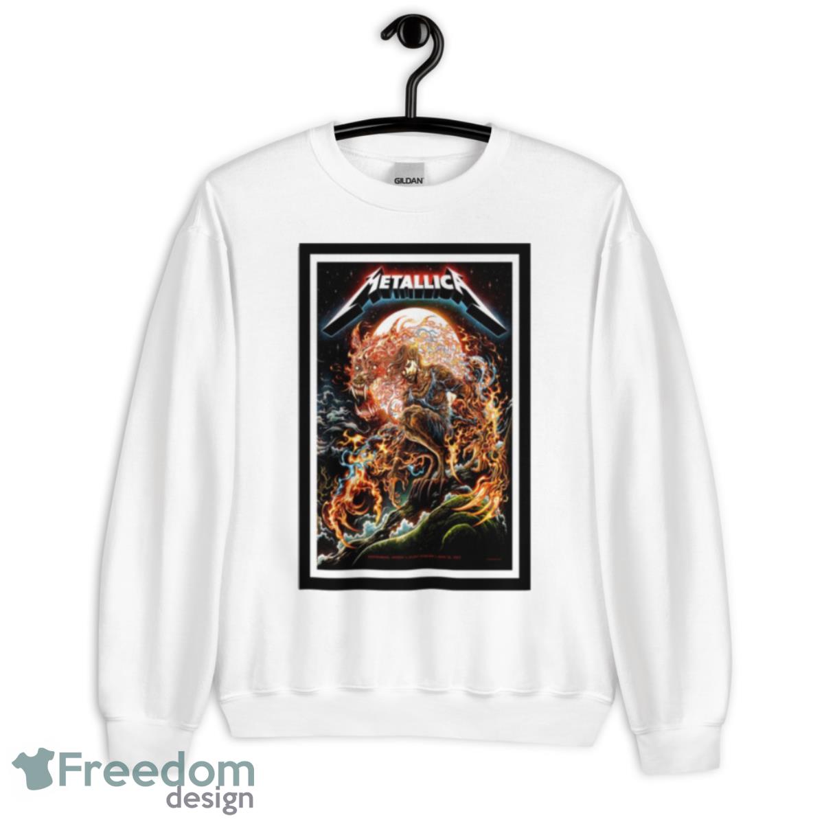 Metallica M72 World Tour 2023 June 18 Gothenburg Poster Shirt - Unisex Heavy Blend Crewneck Sweatshirt