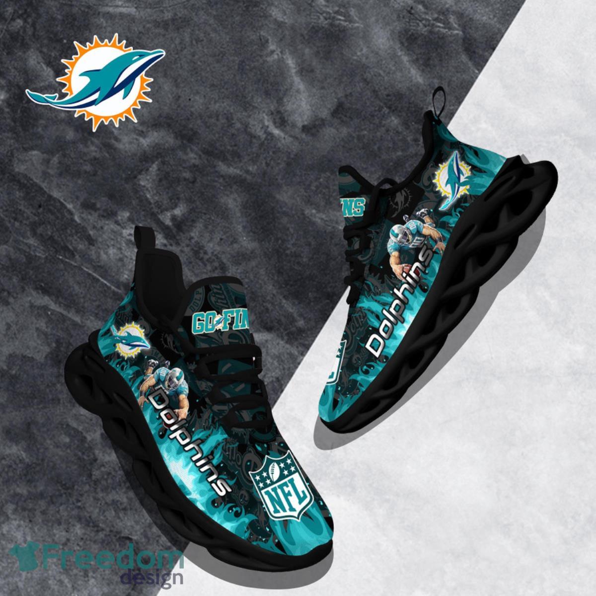 Miami Dolphins NFL Clunky Max Soul Shoes Best Gift For Fans Product Photo 1