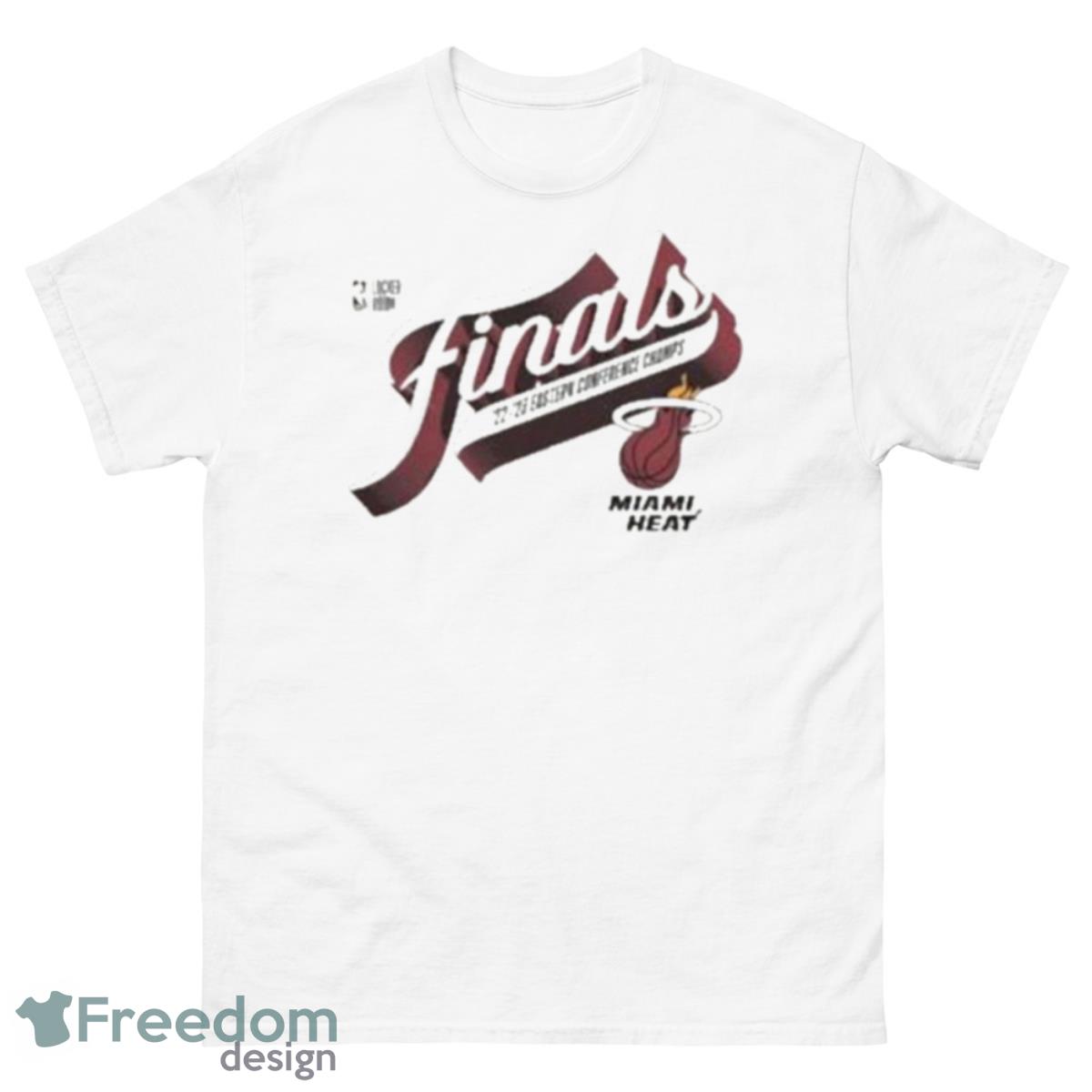 Miami Heat 2023 Eastern Conference Champions Locker Room Authentic Shirt - 500 Men’s Classic Tee Gildan