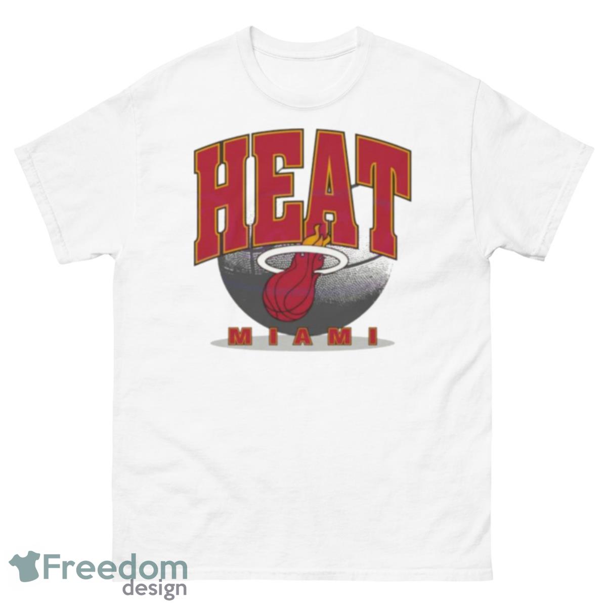 Miami Heat Basketball Team NBA 2023 Shirt - 500 Men’s Classic Tee Gildan