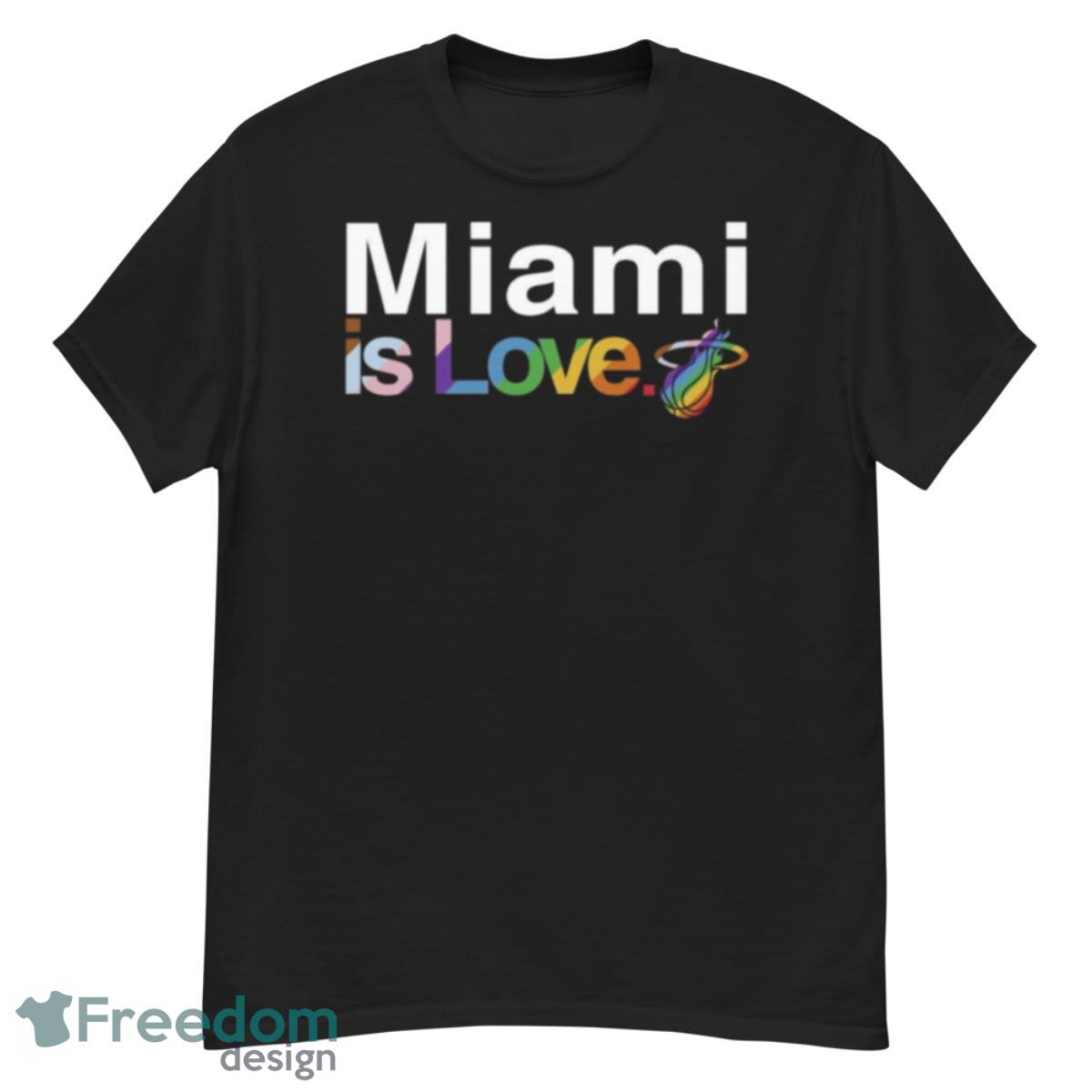 Miami Heat Is Love Pride Shirt - G500 Men’s Classic T-Shirt