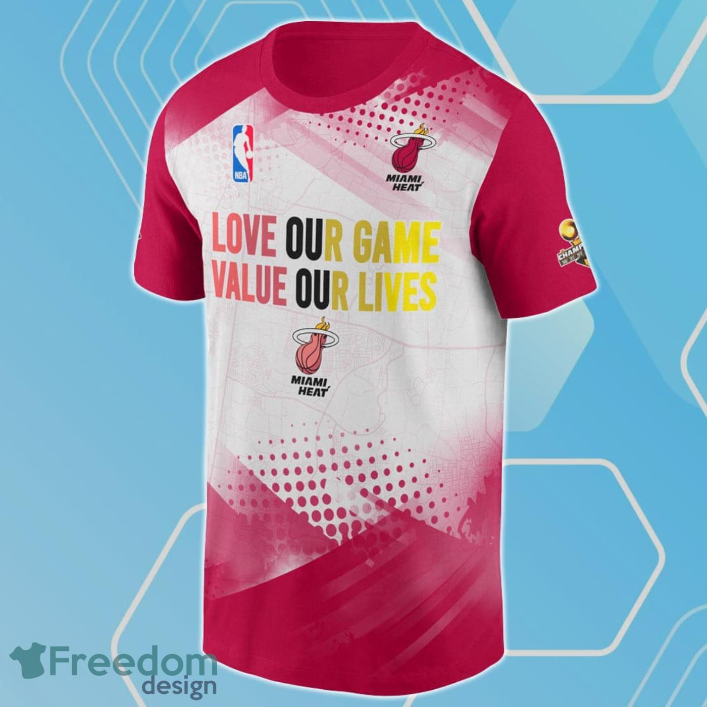 Miami Heat National Basketball Association 2023 3D Shirt For Fans Product Photo 2