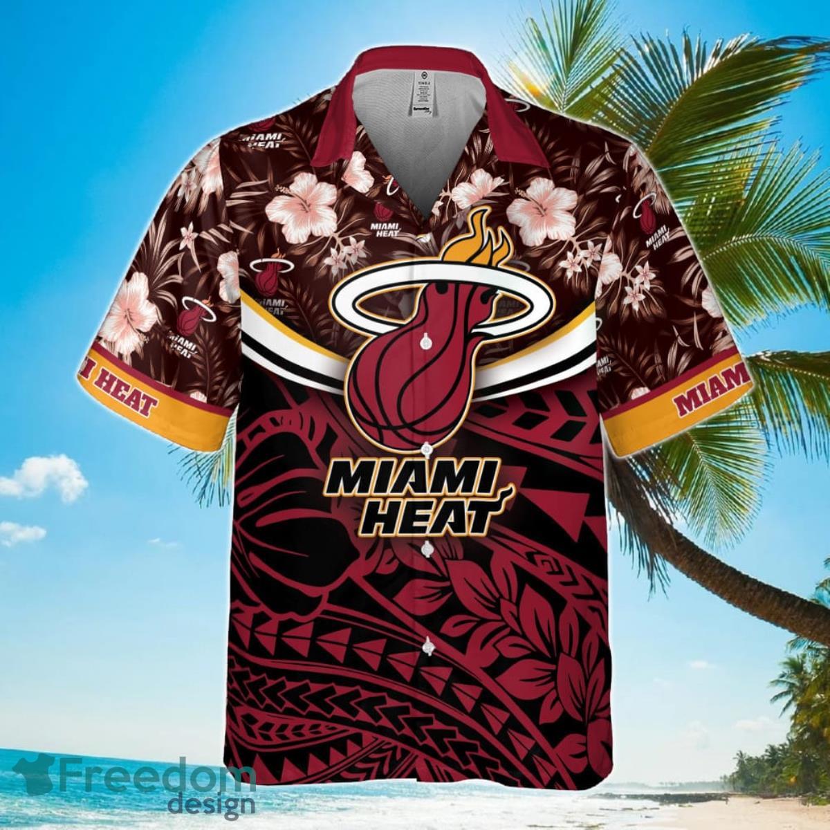 Miami Heat National Basketball Association 2023 AOP Hawaiian Shirt For Men  And Women - YesItCustom