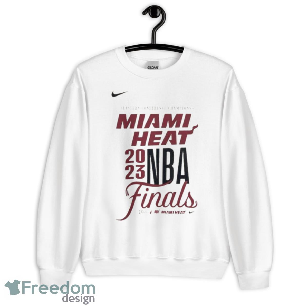 Miami Heat Nike NBA Finals 2023 Shirt - Unisex Heavy Blend Crewneck Sweatshirt