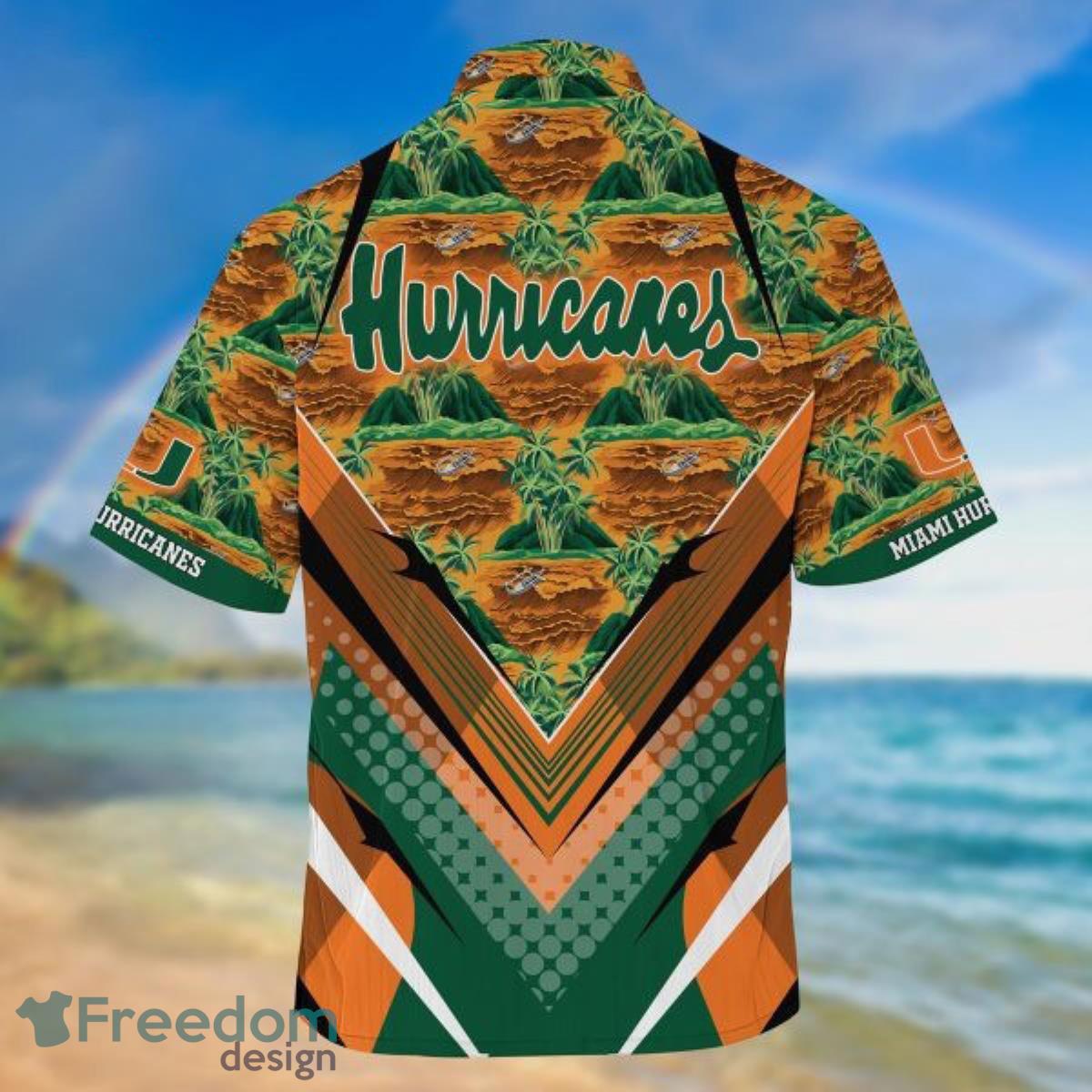 Miami Hurricanes Summer Hawaiian Shirt For Sports Fans This Season Best Gift For Fans Product Photo 2