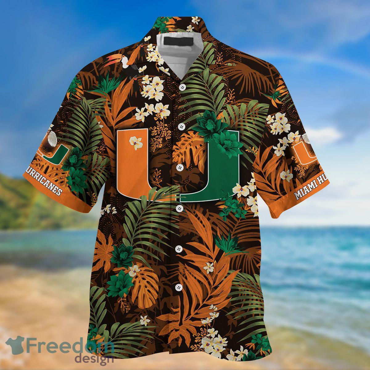 Miami Hurricanes Summer This Season Gift For Fans 3D Hawaiian Shirt Product Photo 2