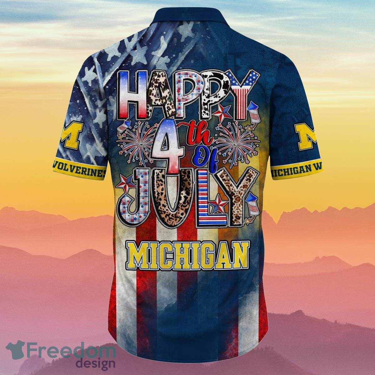 Michigan Wolverines BaseBall Jersey Custom Number And Name - Freedomdesign