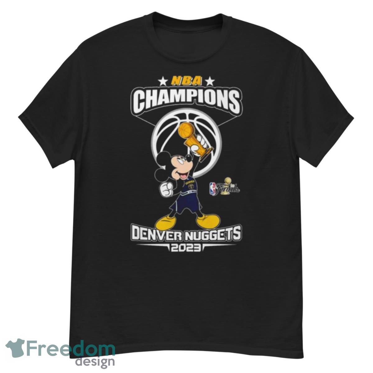 Mickey Mouse Denver Nuggets NBA Champions 2023 Shirt - G500 Men’s Classic T-Shirt