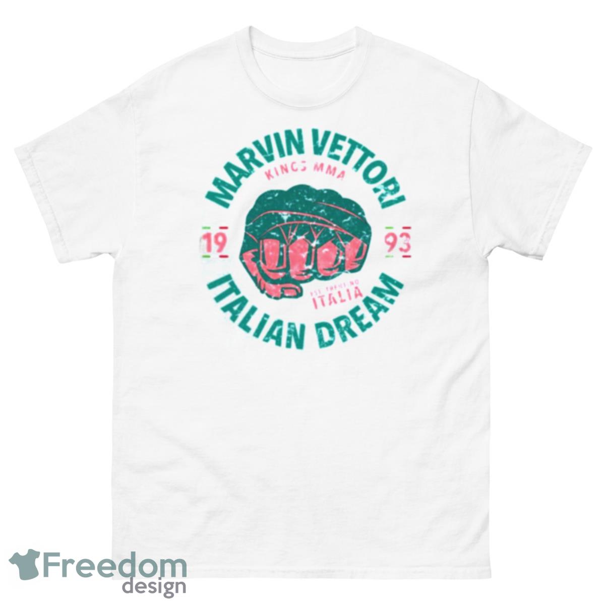 Middleweight Division Marvin Vettori The Italian Dream Shirt - 500 Men’s Classic Tee Gildan
