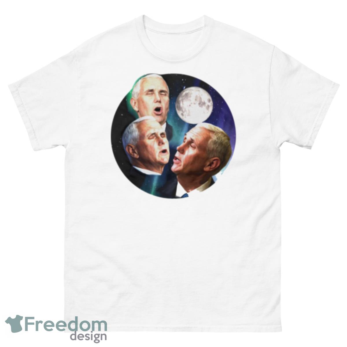 Mike Pence Three Pence moon T shirt - 500 Men’s Classic Tee Gildan