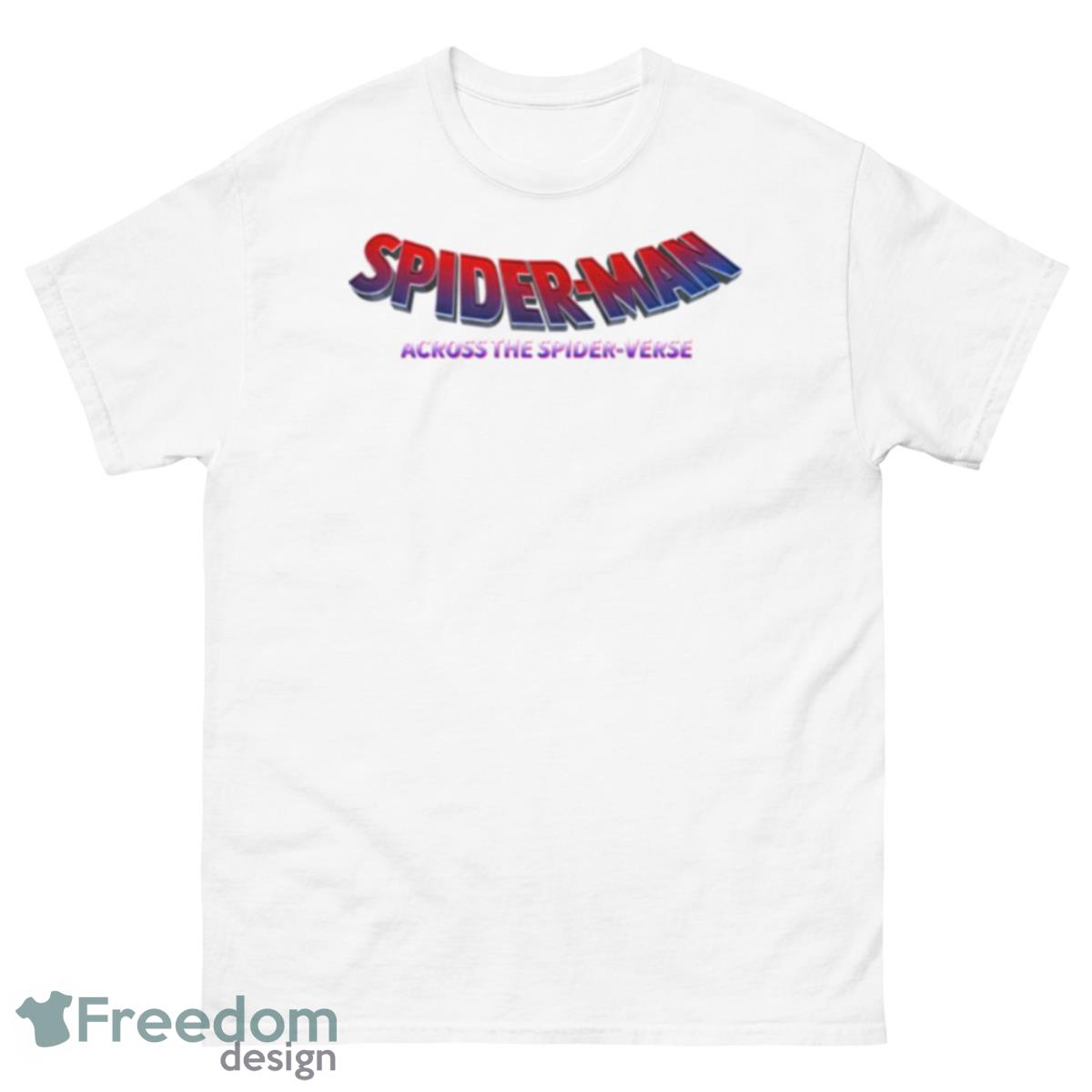 Miles Morales Ghost Spider Spiderman Cartoon Shirt - 500 Men’s Classic Tee Gildan