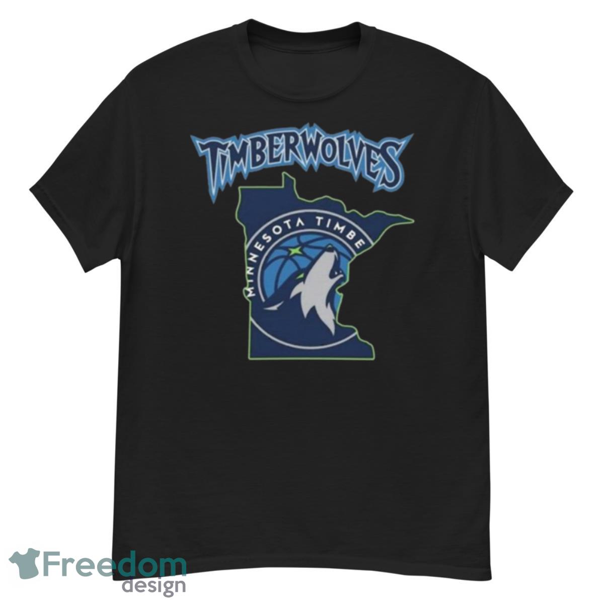 Minnesota Timberwolves Basketball Map Logo 2023 Shirt - G500 Men’s Classic T-Shirt