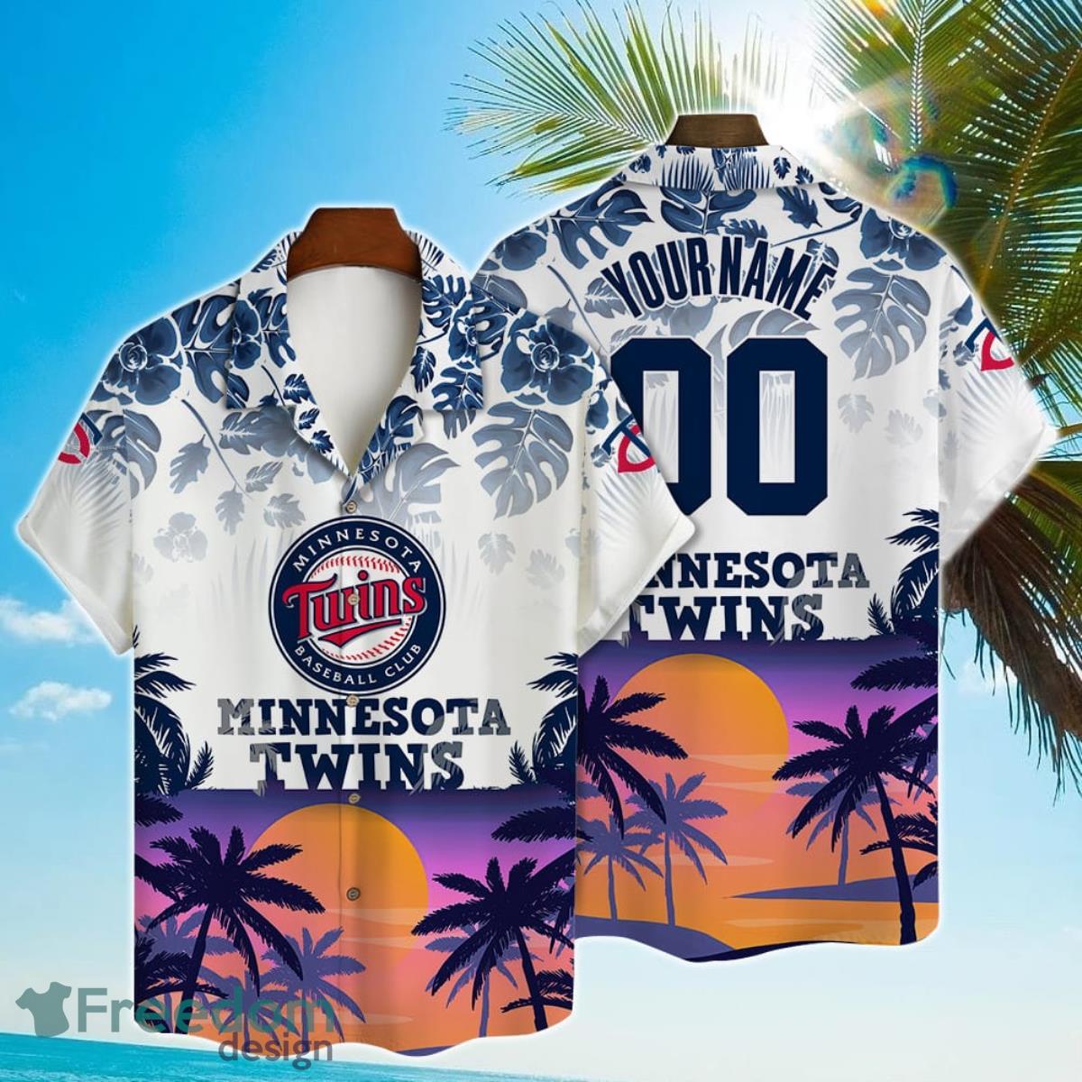 Minnesota Twins Major League Baseball 3D Print Hawaiian Shirt Personalized  - Freedomdesign