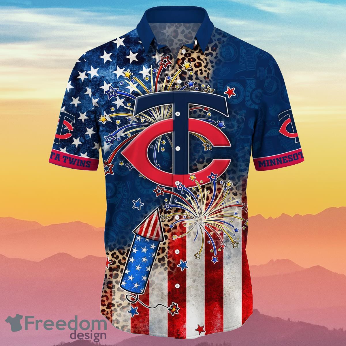 Minnesota Twins MLB Hawaiian Shirt 4th Of July Independence Day Ideal Gift For Men And Women Fans Product Photo 2