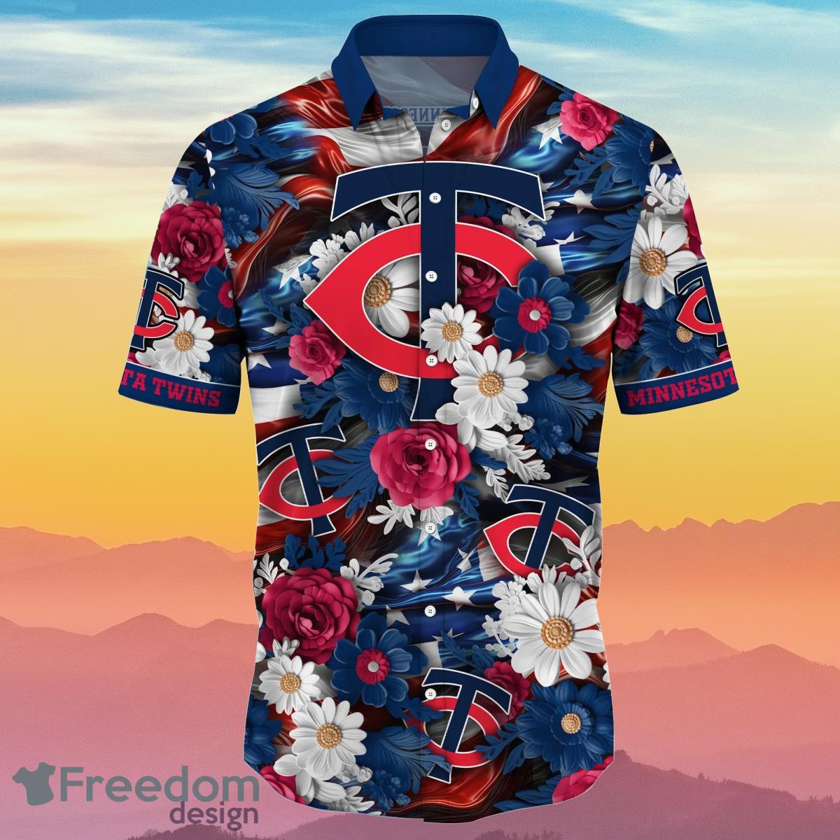 Minnesota Twins MLB Hawaiian Shirt 4th Of July Independence Day Special Gift For Men And Women Fans Product Photo 2