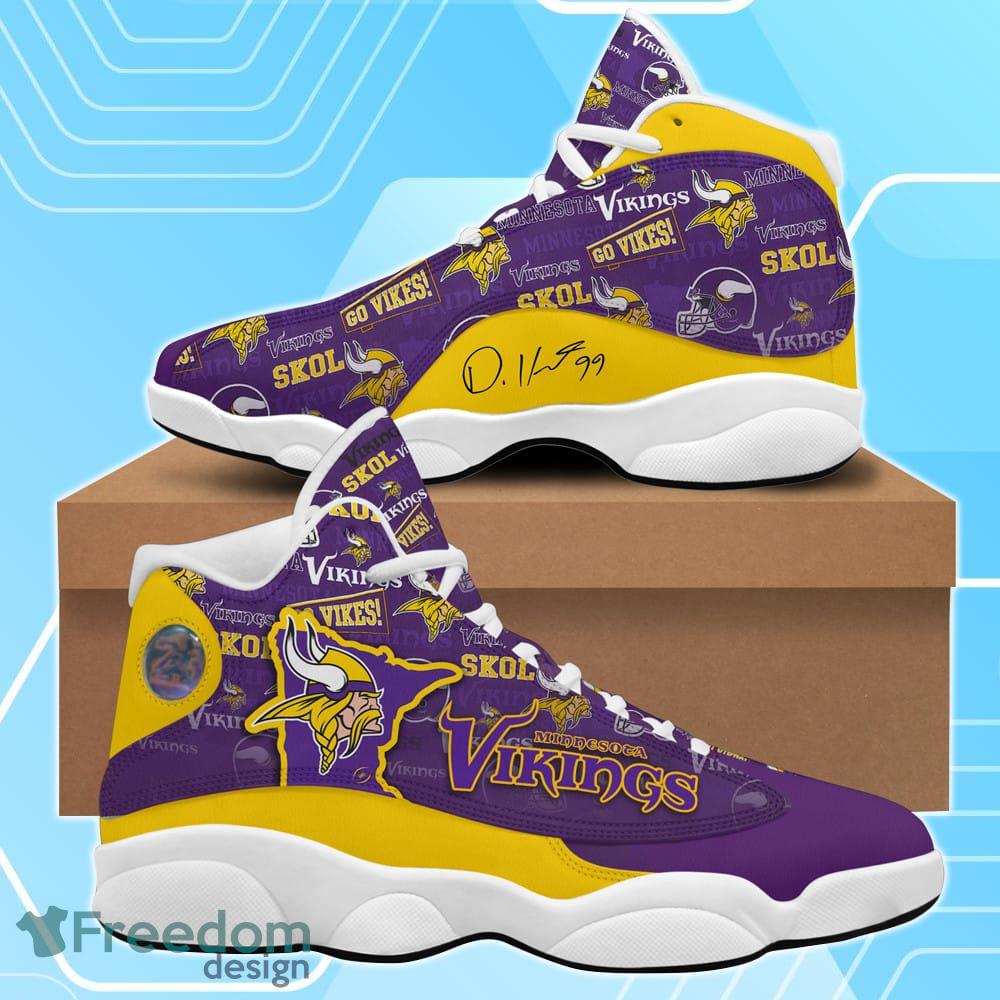 Minnesota Viking Danielle Hunter Air Jordan 13 Shoes For Men Women Product Photo 1