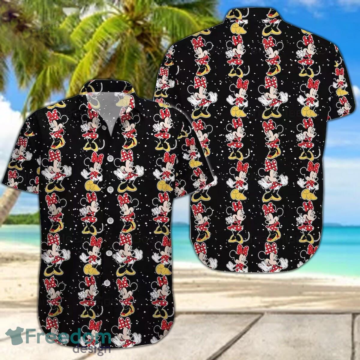 Boston Red Sox Minnie Mouse Hawaii Shirt Summer Button Up Shirt For Men  Women