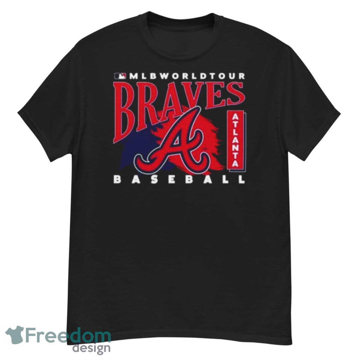 MLB World Tour Atlanta Braves Baseball Logo 2023 Shirt - G500 Men’s Classic T-Shirt