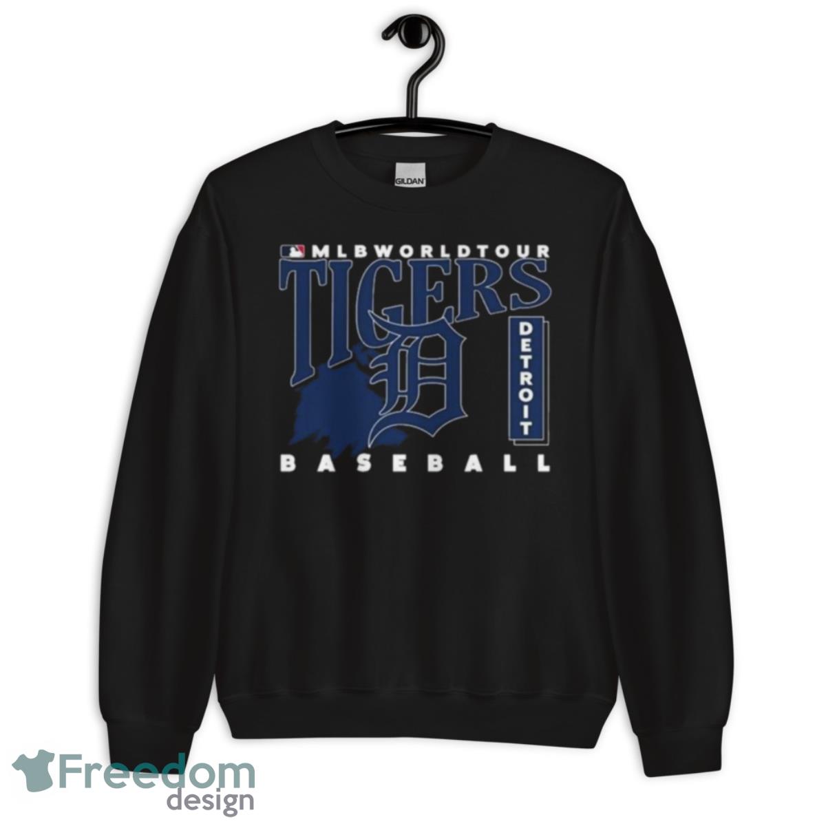 MLB World Tour Detroit Tigers Baseball Logo 2023 Shirt - Unisex Crewneck Sweatshirt MLB World Tour Detroit Tigers Baseball Logo 2023 Shirt - Unisex Crewneck Sweatshirt