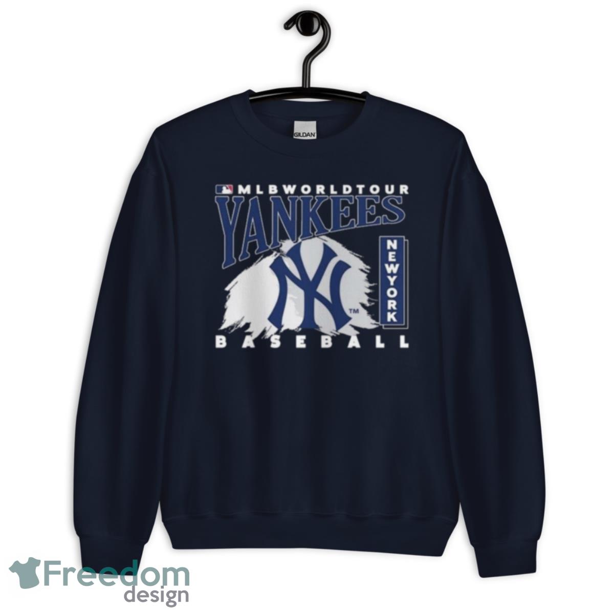 MLB World Tour New York Yankees Baseball Logo 2023 Shirt - Unisex Crewneck Sweatshirt-1