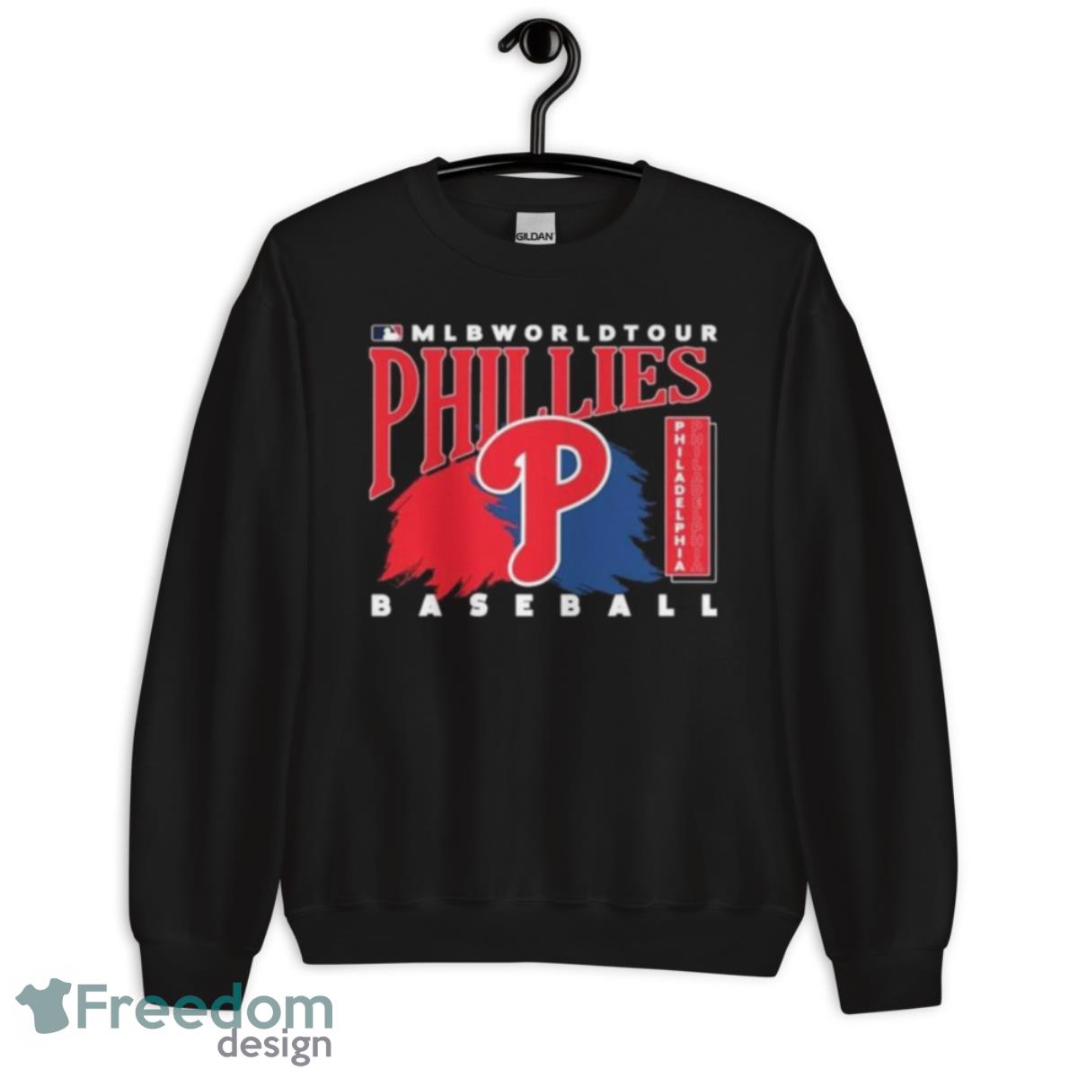 MLB World Tour Philadelphia Phillies Baseball Logo 2023 Shirt - Unisex Crewneck Sweatshirt MLB World Tour Philadelphia Phillies Baseball Logo 2023 Shirt - Unisex Crewneck Sweatshirt