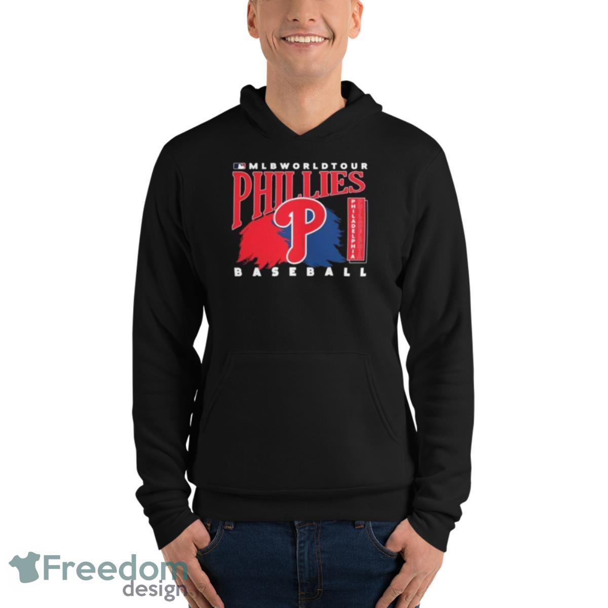 MLB World Tour Philadelphia Phillies Baseball Logo 2023 Shirt - Unisex Fleece Pullover Hoodie MLB World Tour Philadelphia Phillies Baseball Logo 2023 Shirt - Unisex Fleece Pullover Hoodie