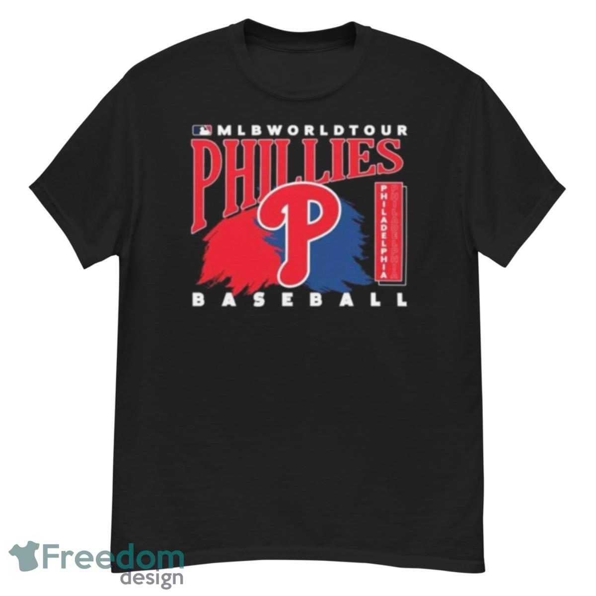 MLB World Tour Philadelphia Phillies Baseball Logo 2023 Shirt - G500 Men’s Classic T-Shirt