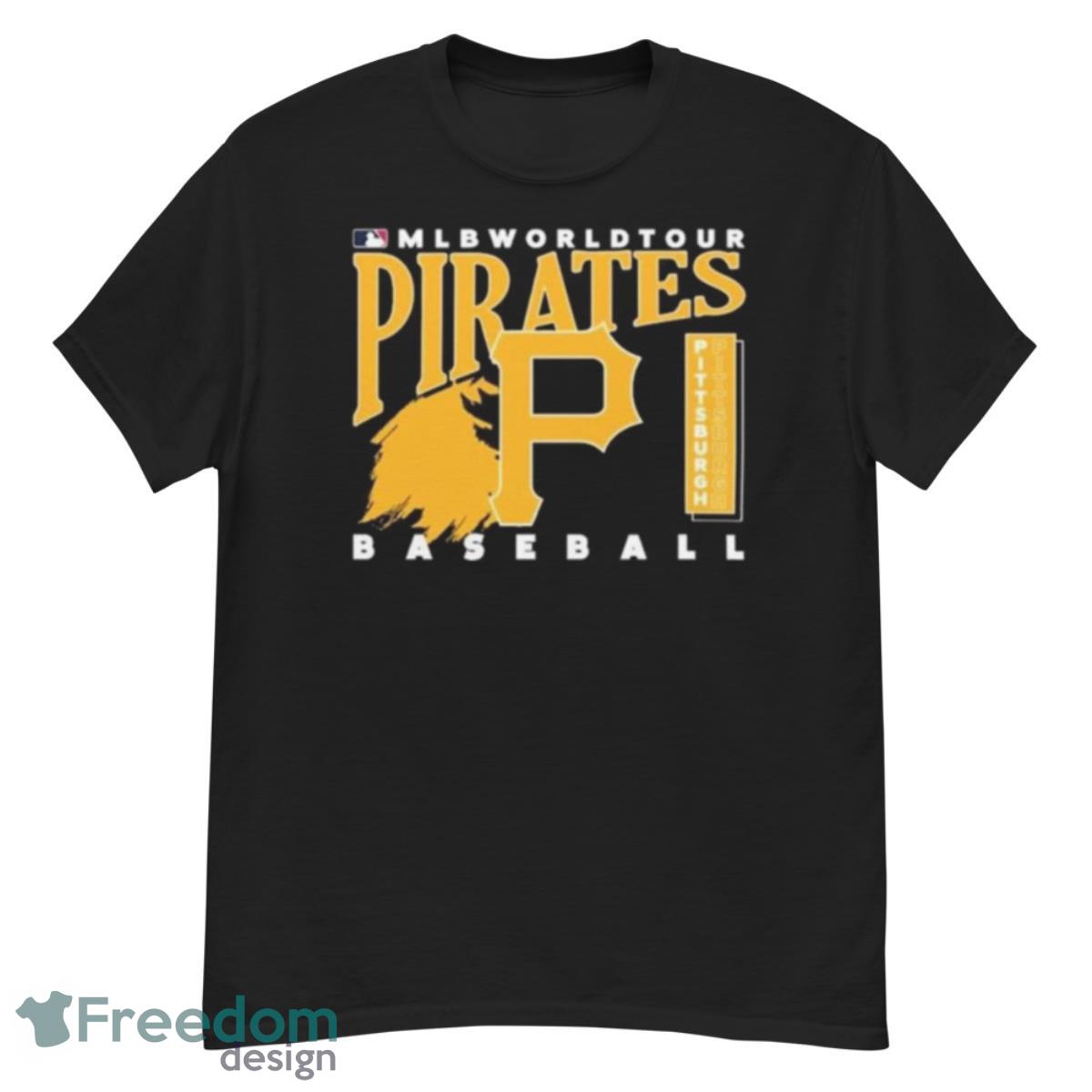 MLB World Tour Pittsburgh Pirates Baseball Logo 2023 Shirt - G500 Men’s Classic T-Shirt