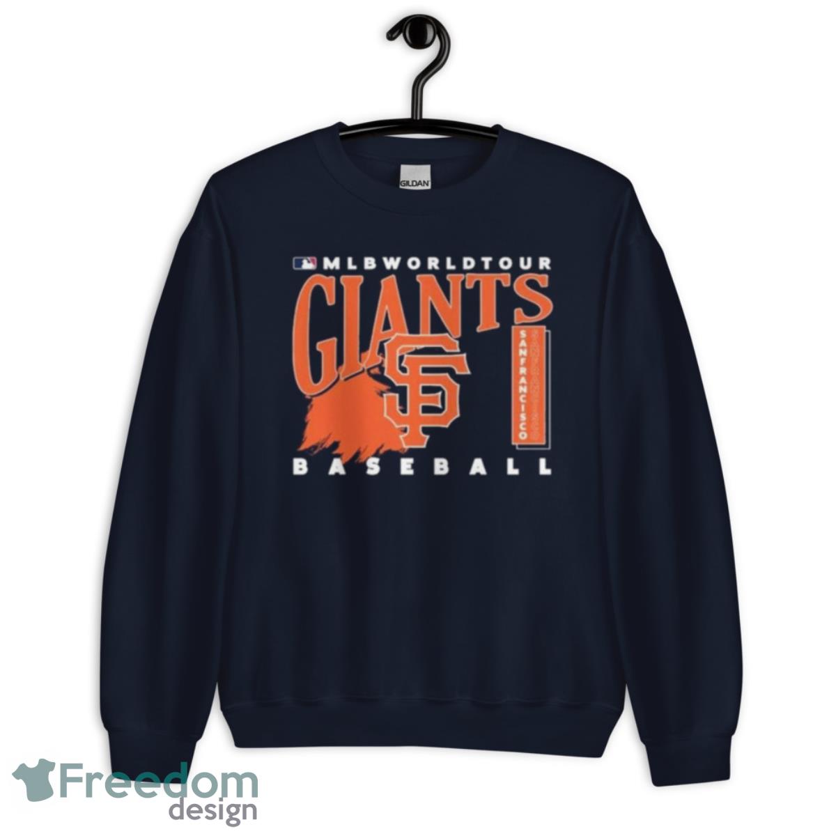 MLB World Tour San Francisco Giants Baseball Logo 2023 Shirt - Unisex Crewneck Sweatshirt-1