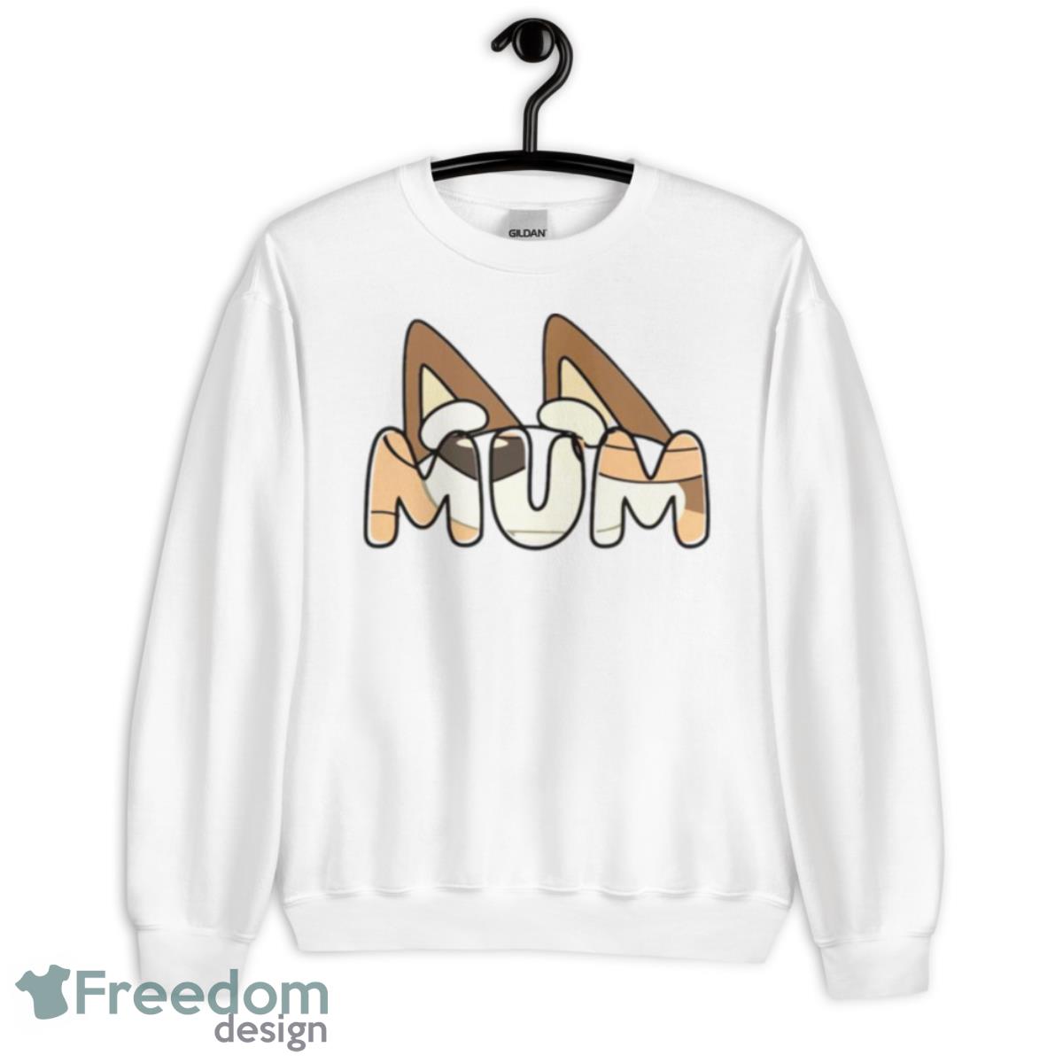 Mom Bluey Mum Shirt - Unisex Heavy Blend Crewneck Sweatshirt