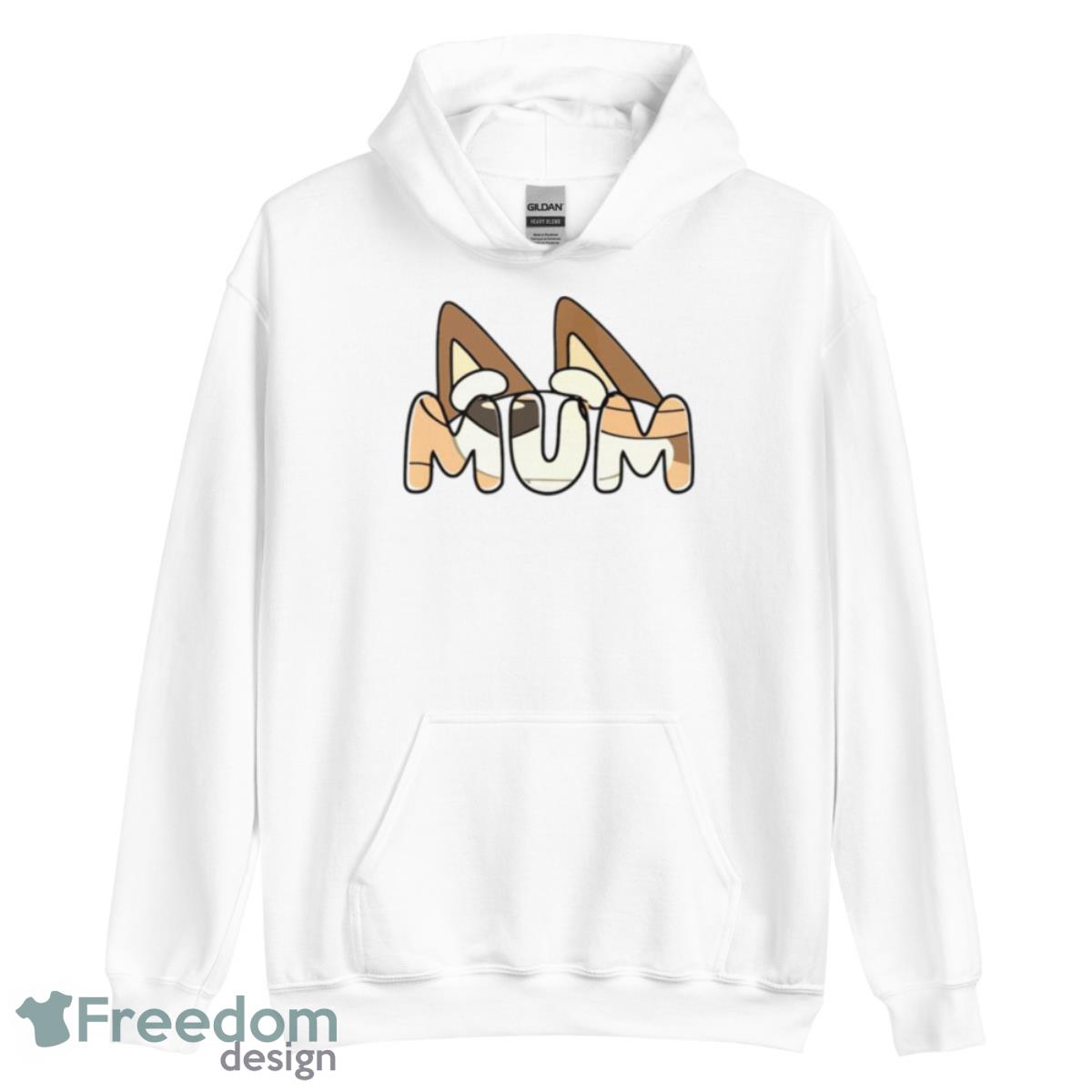Mom Bluey Mum Shirt image Mom Bluey Mum Shirt - Unisex Heavy Blend Hooded Sweatshirt