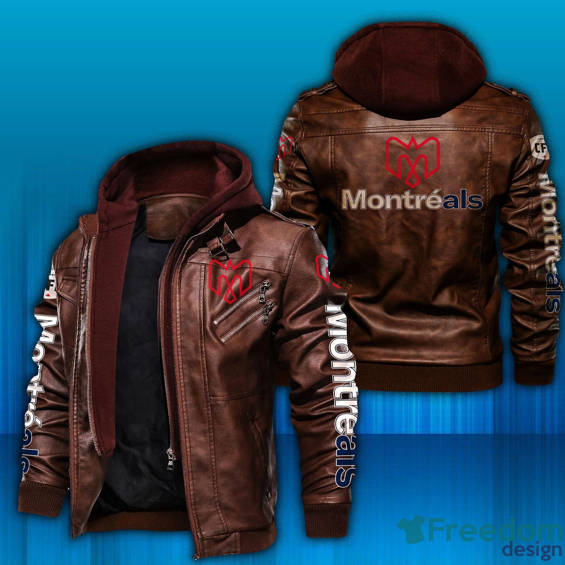 Montreal Alouettes Logo CFL Design 6 Leather Jacket For Men And Women image Montreal Alouettes Logo CFL Design 6 Leather Jacket For Men And Women - Montreal Alouettes Logo CFL Leather Jacket_2