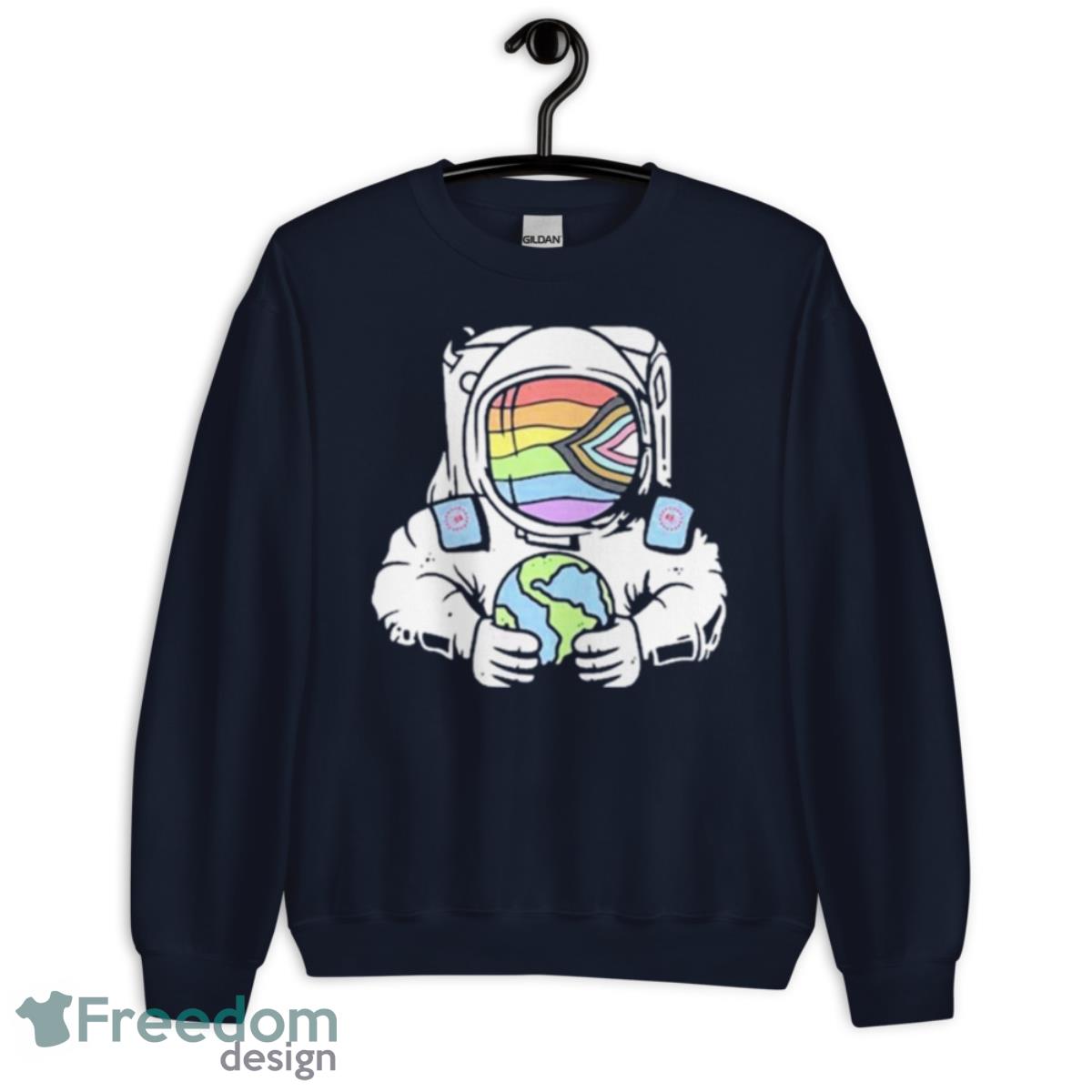 Moon Man Pride Shirt - Unisex Crewneck Sweatshirt-1