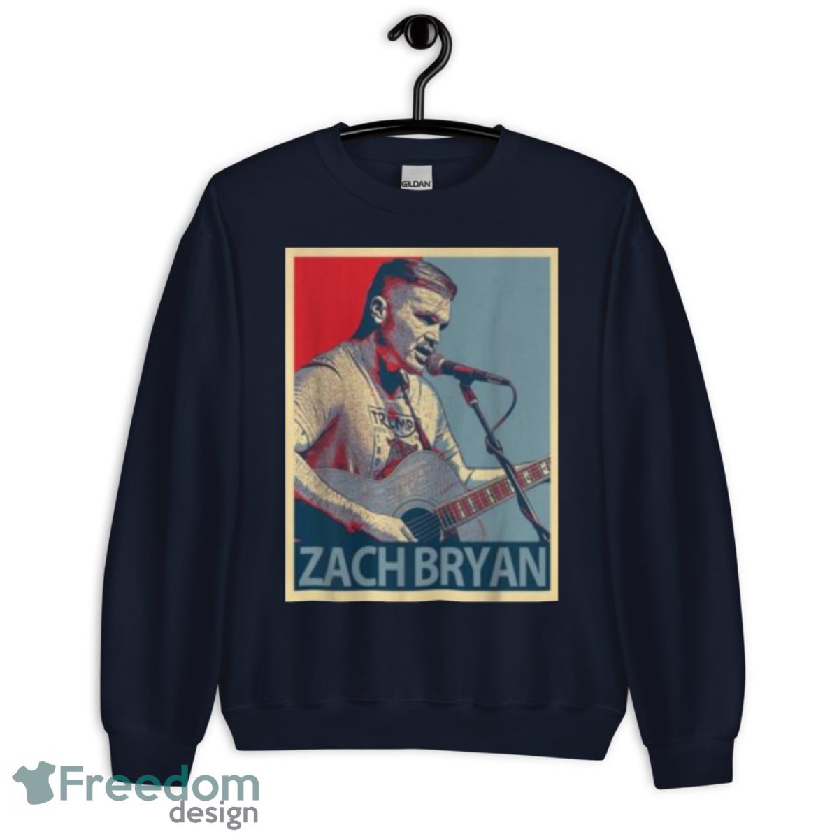 Music Tour Zach Bryan Vintage 2023 Shirt - Unisex Crewneck Sweatshirt-1