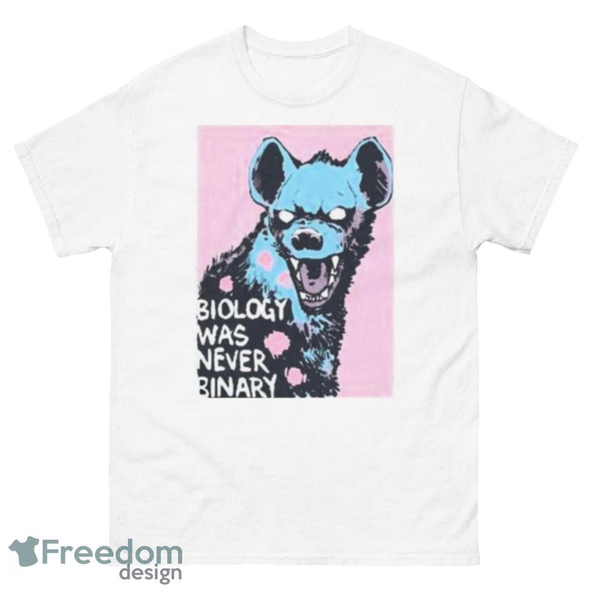 Mxmorgan Merch Biology Was Never Binary Shirt - 500 Men’s Classic Tee Gildan