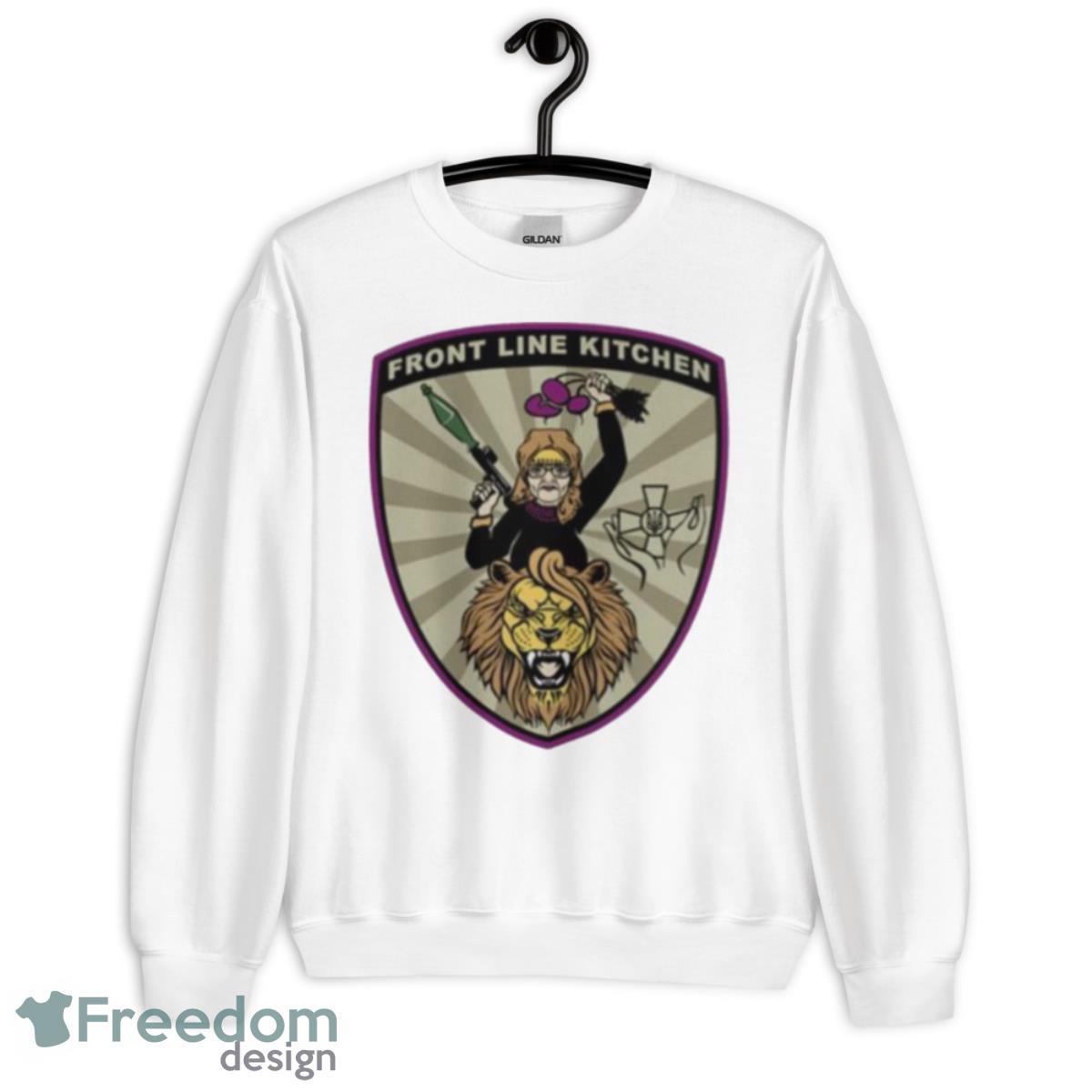 Nafo Ofan Front Line Kitchen Shirt - Unisex Heavy Blend Crewneck Sweatshirt