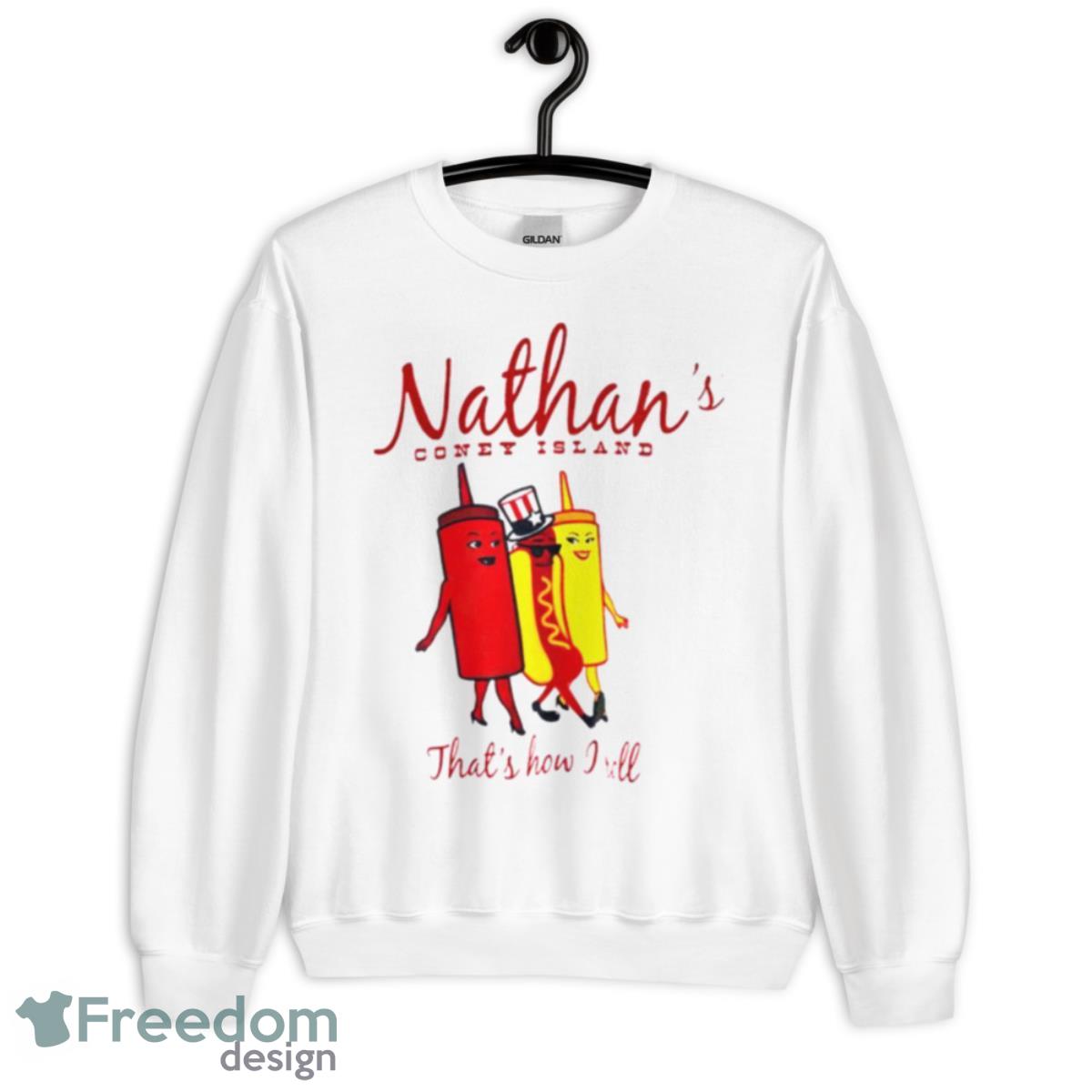 Nathan’s Coney Island That’s How I Roll T Shirt - Unisex Heavy Blend Crewneck Sweatshirt