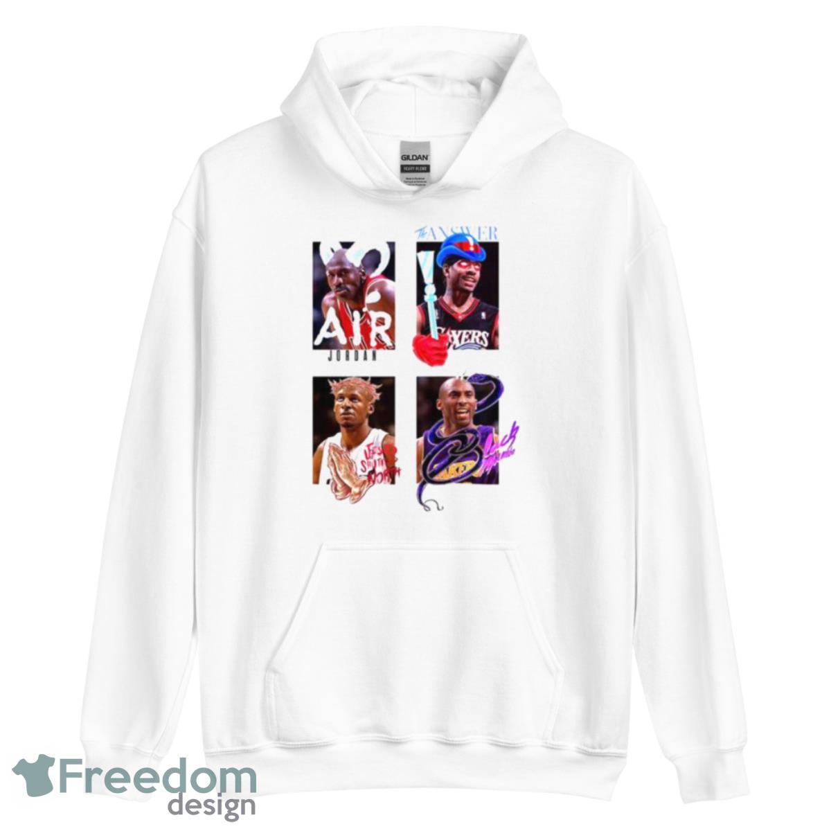 NBA Legend Nickname Doodles Black Mamba x Air Jordan x Jesus Shuttles Worth Fan Gifts T Shirt image NBA Legend Nickname Doodles Black Mamba x Air Jordan x Jesus Shuttles Worth Fan Gifts T Shirt - Unisex Heavy Blend Hooded Sweatshirt