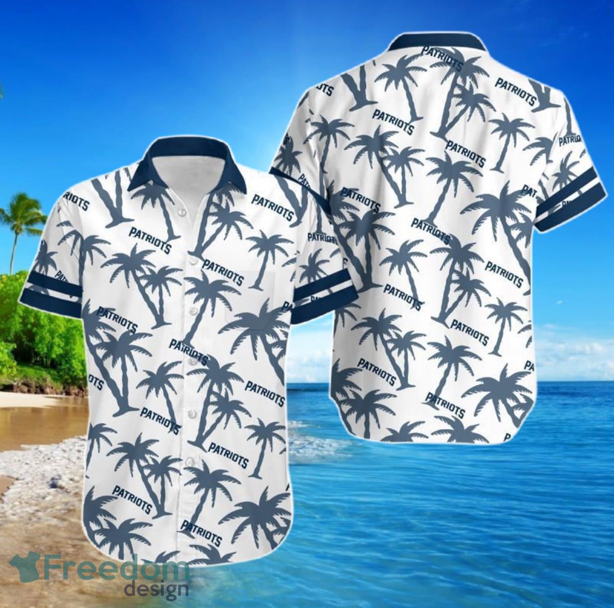 New England Patriots Coconut Tree NFL Gift For Fan Hawaiian Shirt For Men Women Product Photo 1