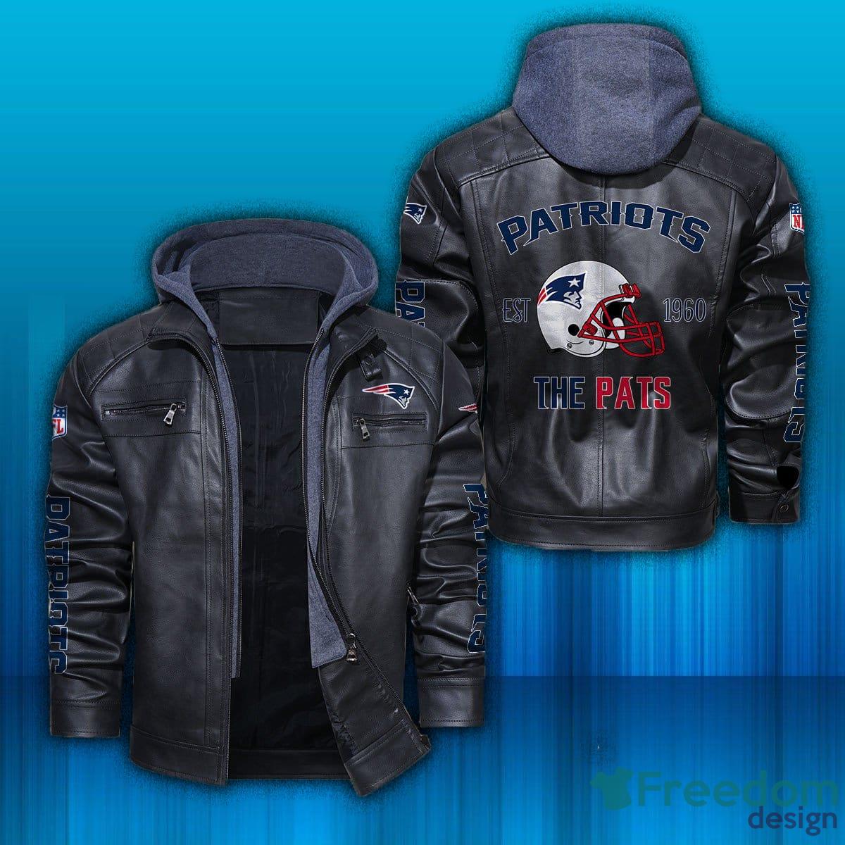 Vintage NFL Zip-Up Leather Jacket - Maker of Jacket