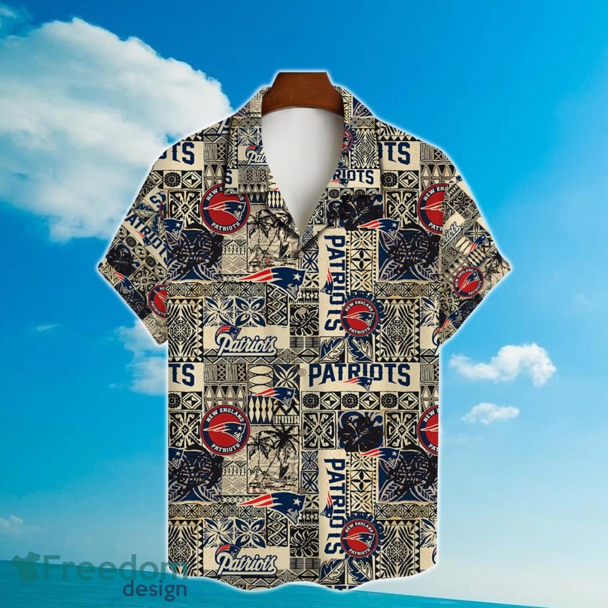 New England Patriots NFL National Football League 2023 AOP Hawaiian Shirt Product Photo 2