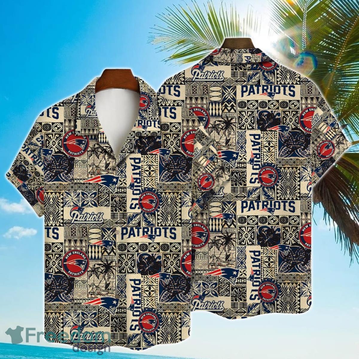 New England Patriots NFL National Football League 2023 AOP Hawaiian Shirt Product Photo 1