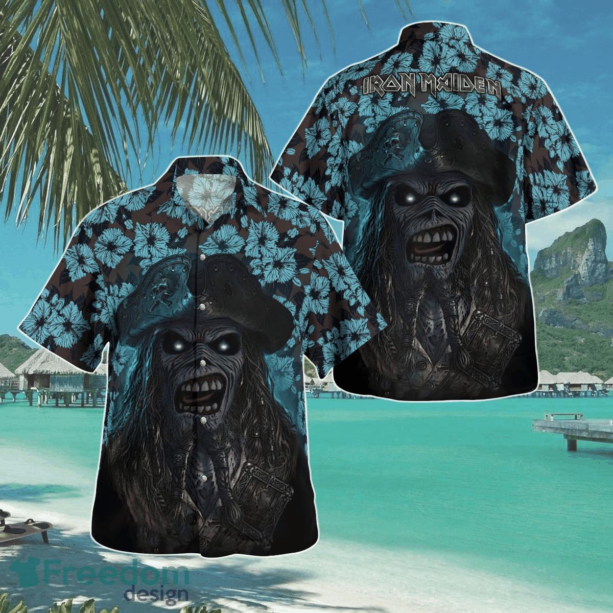 Iron Maiden Buffalo Bills Hawaiian Shirt