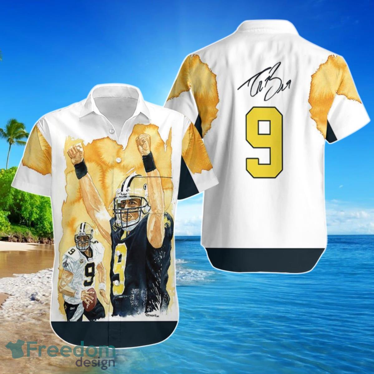 New Orleans Saints NFL Flower Hawaiian Shirt For Men Women Impressive Gift  For Fans - Freedomdesign
