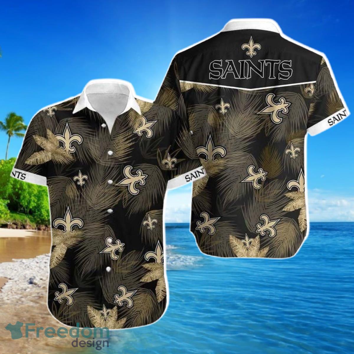 New Orleans Saints NFL Flower Hawaiian Shirt Gift For Men Women Fans -  Freedomdesign