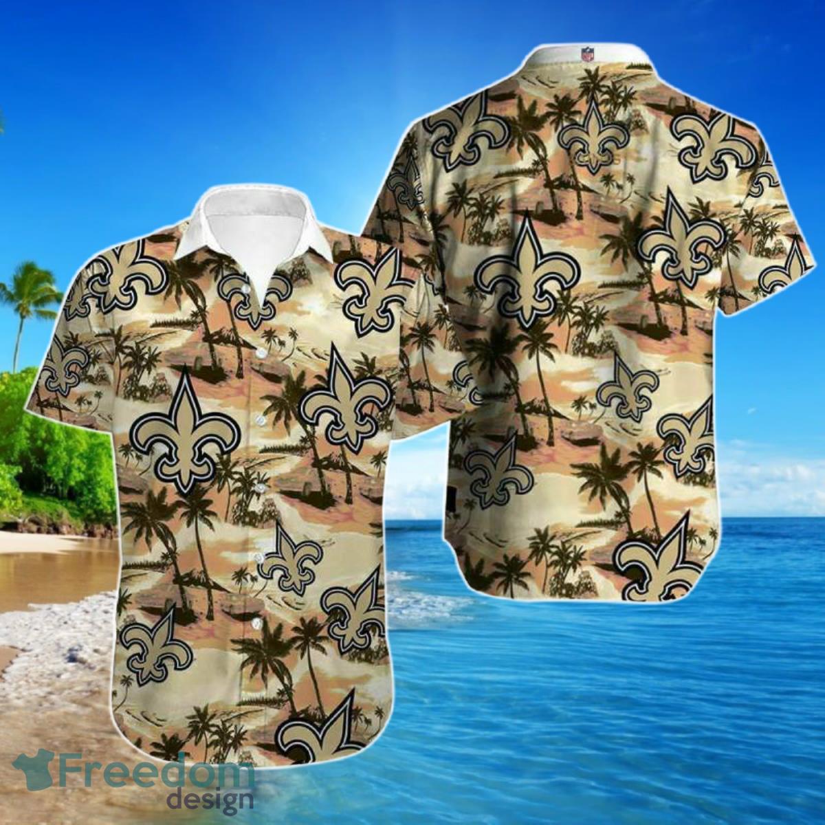 New Orleans Saints Hawaiian Shirt For Men Womens Product Photo 1