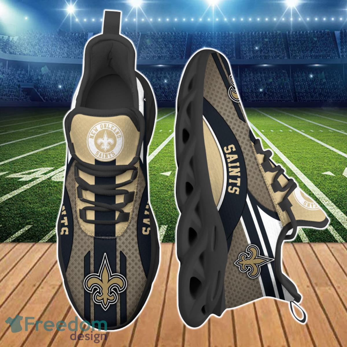 New Orleans Saints NFL Clunky Max Soul Shoes Custom Name Ideal Gift For True Fans Product Photo 2