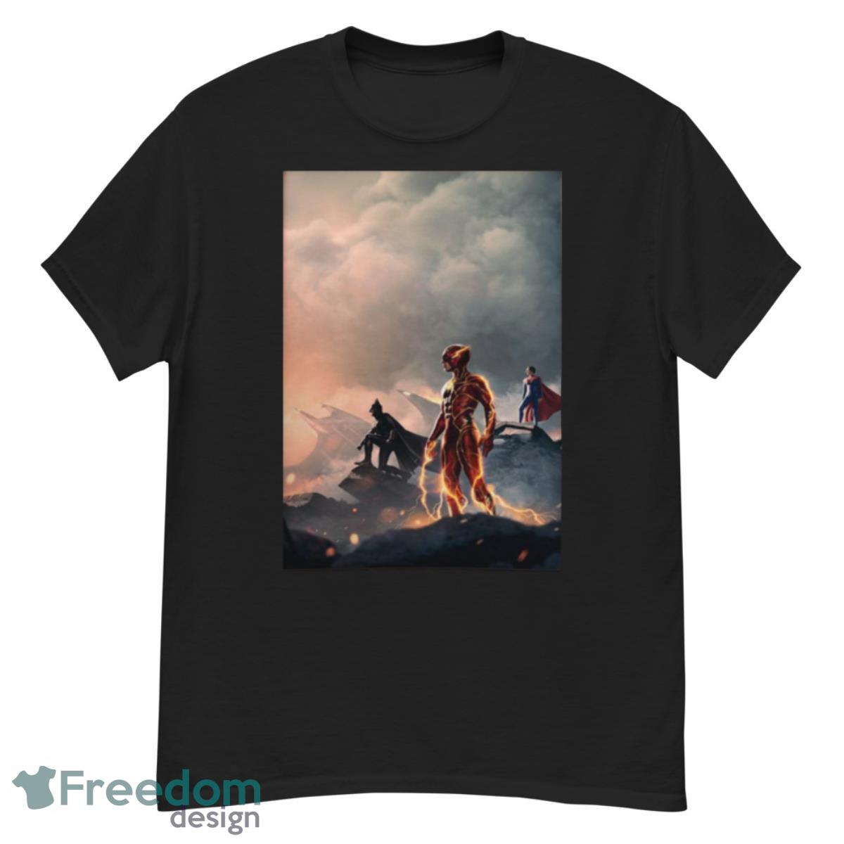 New Trailer New Poster The Flash Movie The Batman Erza Miller DCU DCEU Fan Gifts T Shirt - G500 Men’s Classic T-Shirt